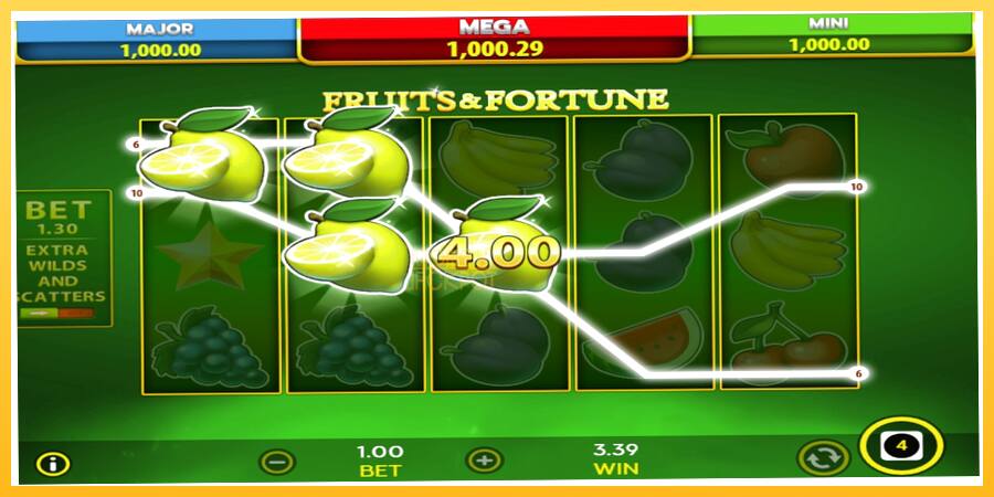 Игровой аппарат Fruits & Fortune - игра на реальные деньги, картинка 4