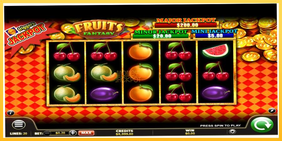 Игровой аппарат Fruits Fantasy - игра на реальные деньги, картинка 2