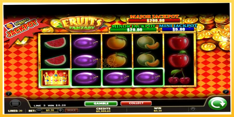 Игровой аппарат Fruits Fantasy - игра на реальные деньги, картинка 3