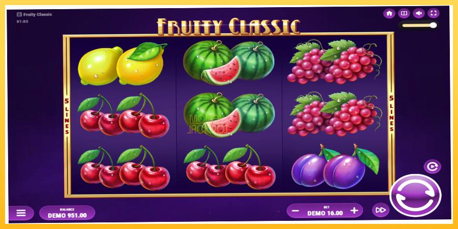 Игровой аппарат Fruity Classic - игра на реальные деньги, картинка 1