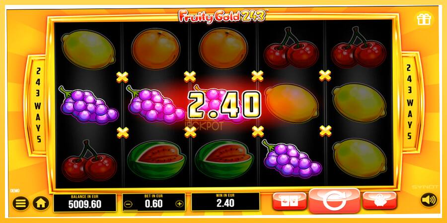 Игровой аппарат Fruity Gold 243 - игра на реальные деньги, картинка 2