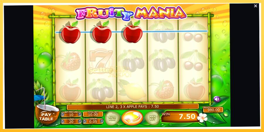 Игровой аппарат Fruity Mania - игра на реальные деньги, картинка 2