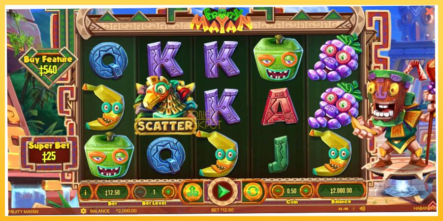 Игровой аппарат Fruity Mayan - игра на реальные деньги, картинка 2