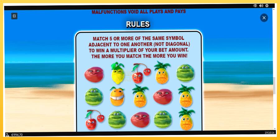 Игровой аппарат Funky Fruits - игра на реальные деньги, картинка 5