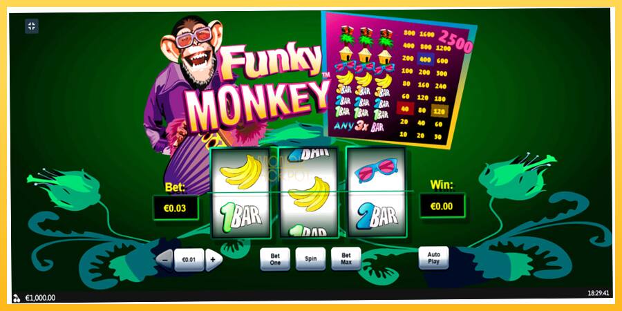 Игровой аппарат Funky Monkey - игра на реальные деньги, картинка 1