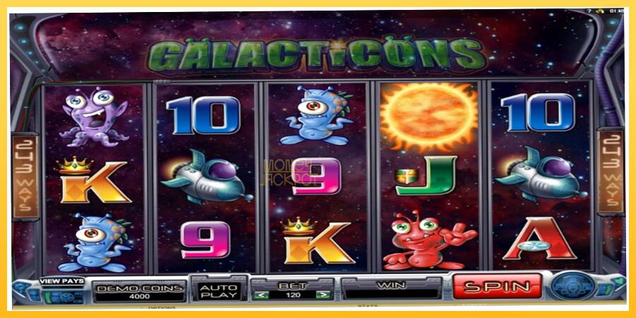 Игровой аппарат Galacticons - игра на реальные деньги, картинка 1