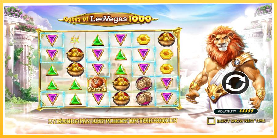 Игровой аппарат Gates of LeoVegas 1000 - игра на реальные деньги, картинка 1