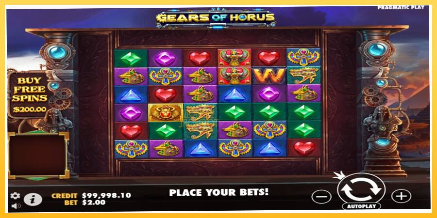 Игровой аппарат Gears of Horus - игра на реальные деньги, картинка 2