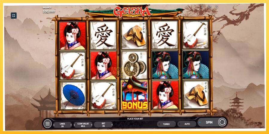 Игровой аппарат Geisha - игра на реальные деньги, картинка 1