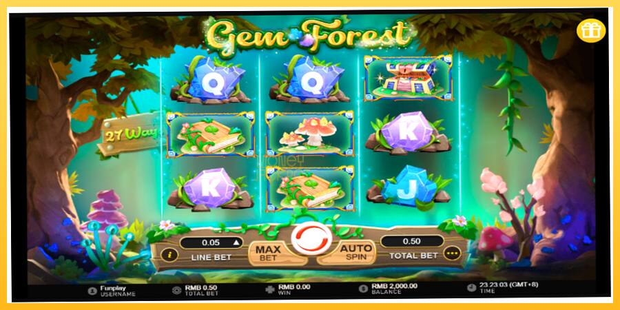 Игровой аппарат Gem Forest - игра на реальные деньги, картинка 1