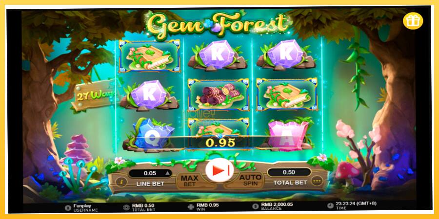 Игровой аппарат Gem Forest - игра на реальные деньги, картинка 3