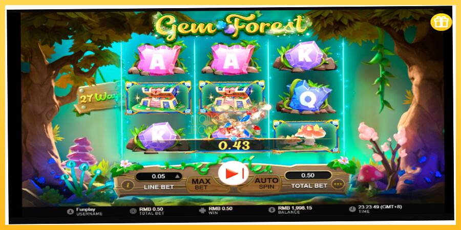 Игровой аппарат Gem Forest - игра на реальные деньги, картинка 5