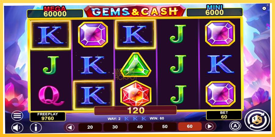 Игровой аппарат Gems & Cash - игра на реальные деньги, картинка 3