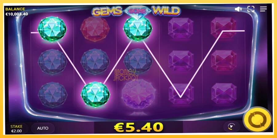 Игровой аппарат Gems Gone Wild - игра на реальные деньги, картинка 2