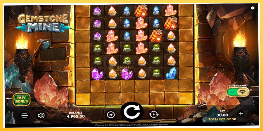 Игровой аппарат Gemstone Mine - игра на реальные деньги, картинка 2