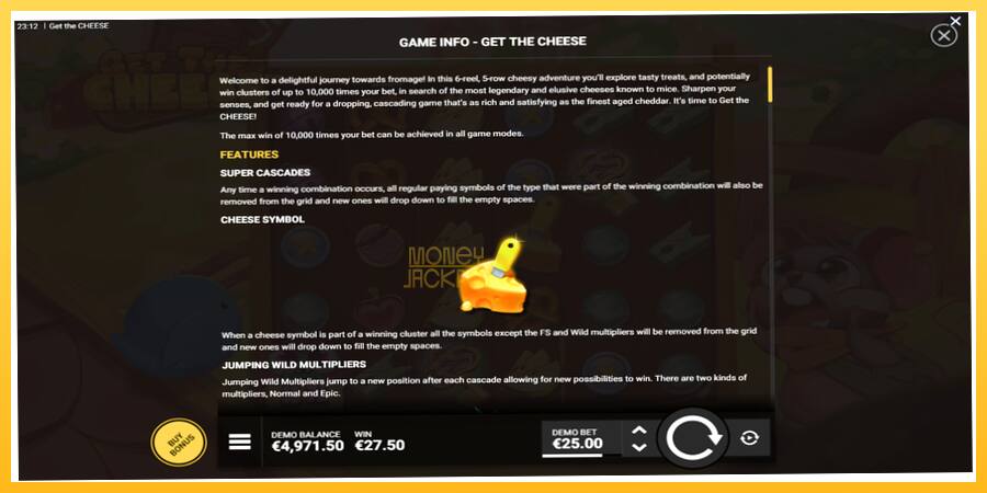 Игровой аппарат Get The Cheese - игра на реальные деньги, картинка 6