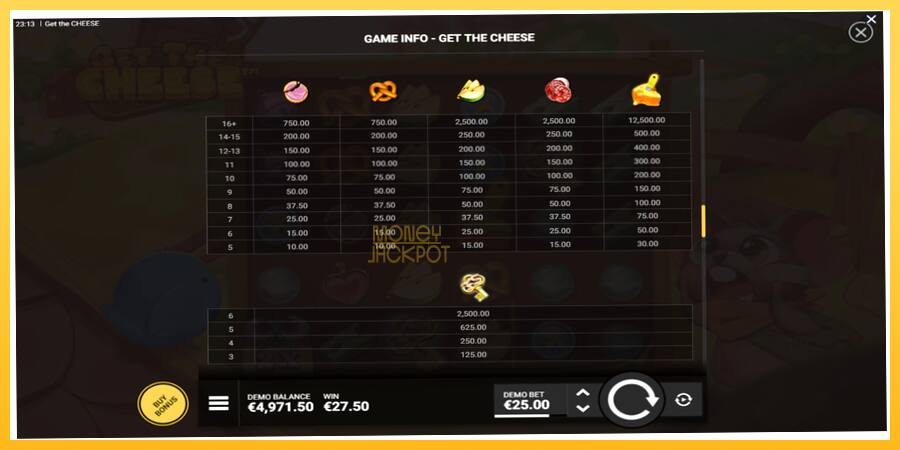 Игровой аппарат Get The Cheese - игра на реальные деньги, картинка 7