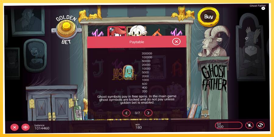 Игровой аппарат Ghost Father - игра на реальные деньги, картинка 6