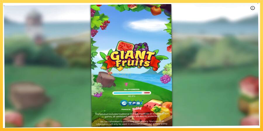 Игровой аппарат Giant Fruits - игра на реальные деньги, картинка 1