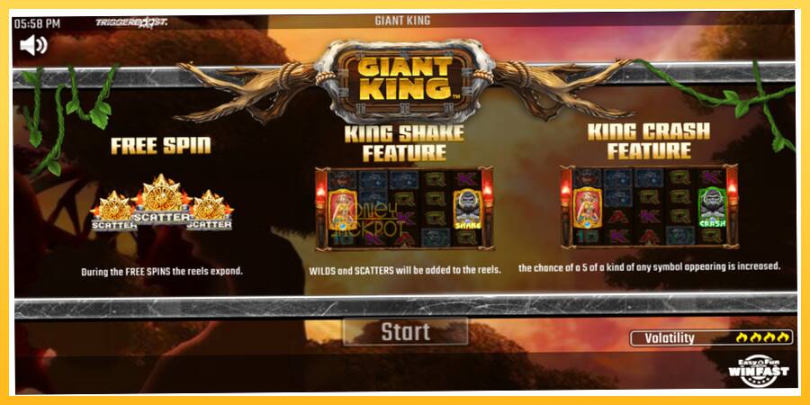 Игровой аппарат Giant King - игра на реальные деньги, картинка 1