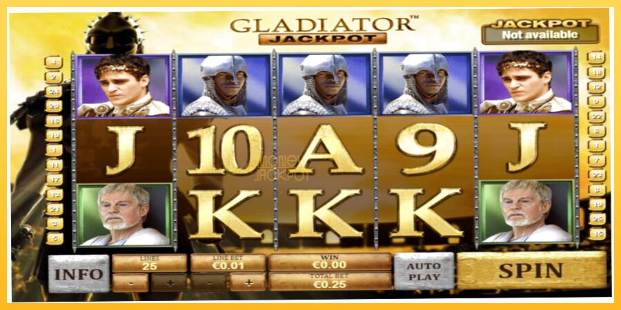 Игровой аппарат Gladiator Jackpot - игра на реальные деньги, картинка 1