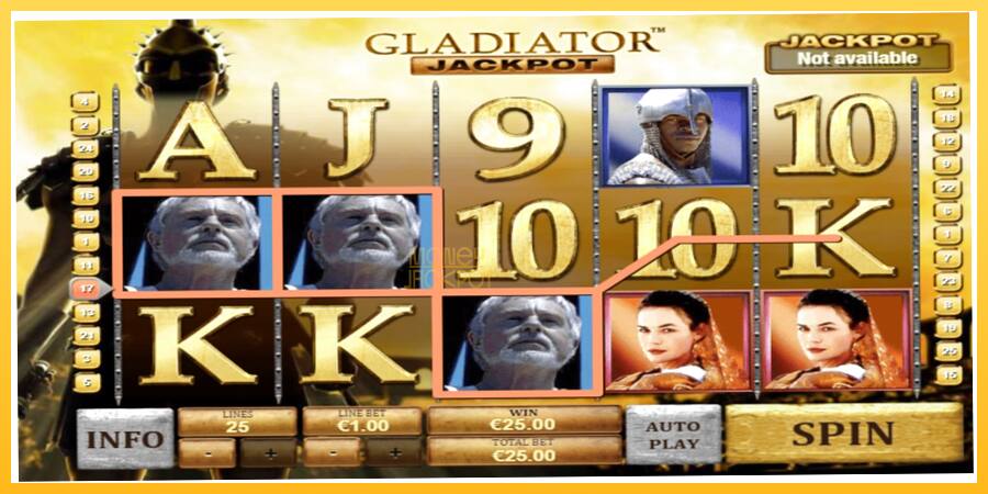 Игровой аппарат Gladiator Jackpot - игра на реальные деньги, картинка 2