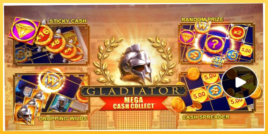 Игровой аппарат Gladiator: Mega Cash Collect - игра на реальные деньги, картинка 1