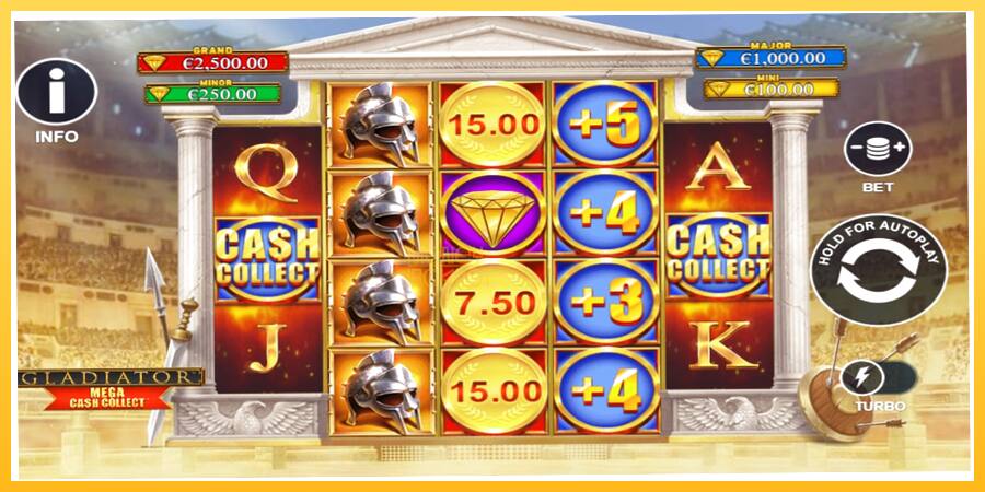 Игровой аппарат Gladiator: Mega Cash Collect - игра на реальные деньги, картинка 2