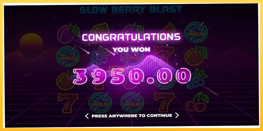 Игровой аппарат Glow Berry Blast - игра на реальные деньги, картинка 5