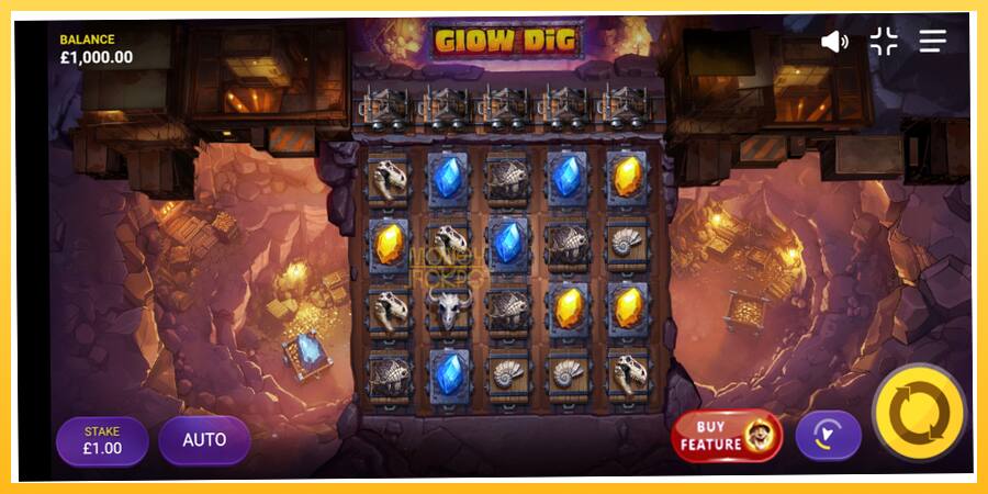 Игровой аппарат Glow Dig - игра на реальные деньги, картинка 2