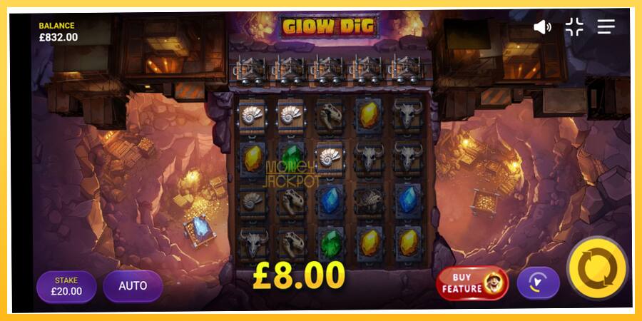 Игровой аппарат Glow Dig - игра на реальные деньги, картинка 4