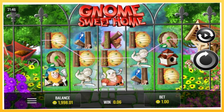 Игровой аппарат Gnome Sweet Home - игра на реальные деньги, картинка 2