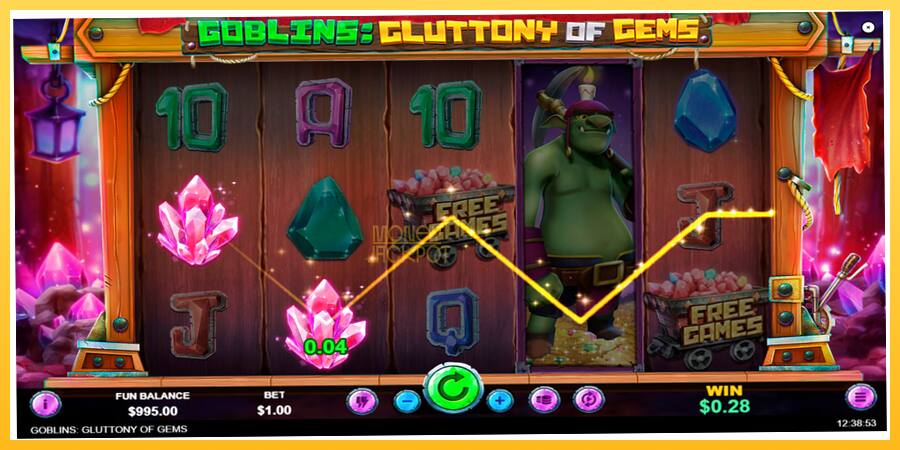 Игровой аппарат Goblins Gluttony of Gems - игра на реальные деньги, картинка 3