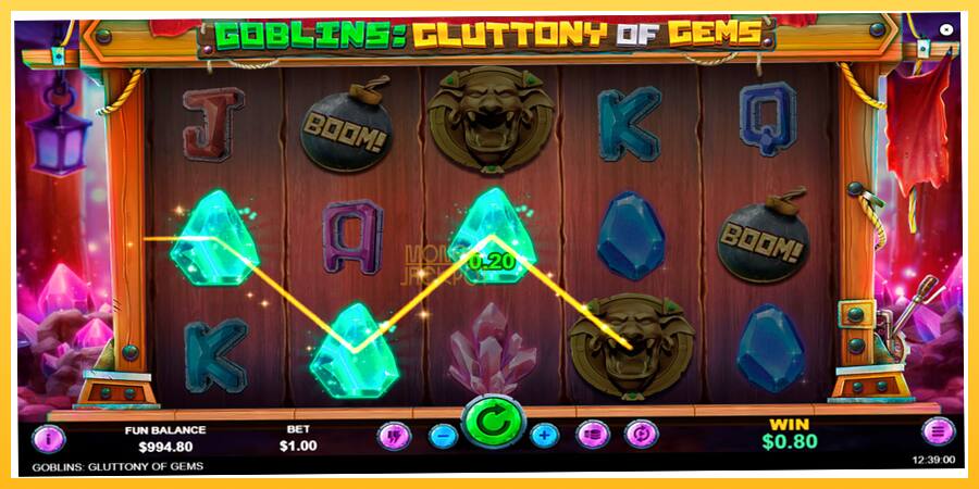 Игровой аппарат Goblins Gluttony of Gems - игра на реальные деньги, картинка 4