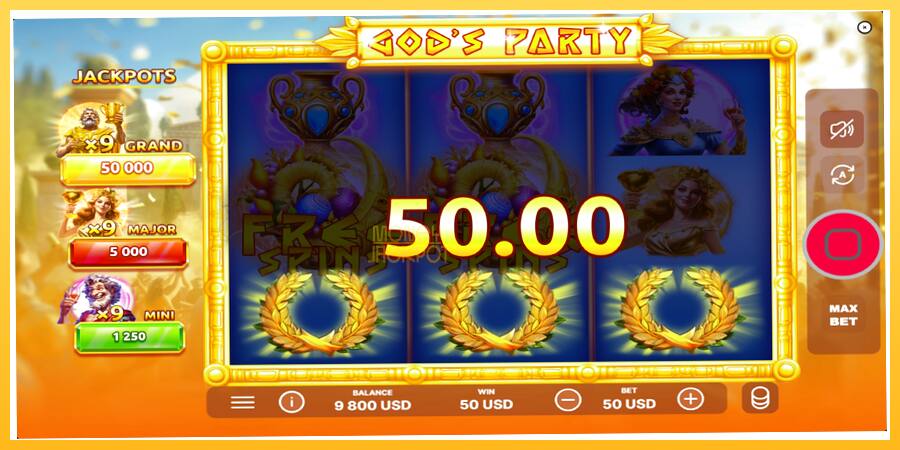 Игровой аппарат Gods Party - игра на реальные деньги, картинка 4