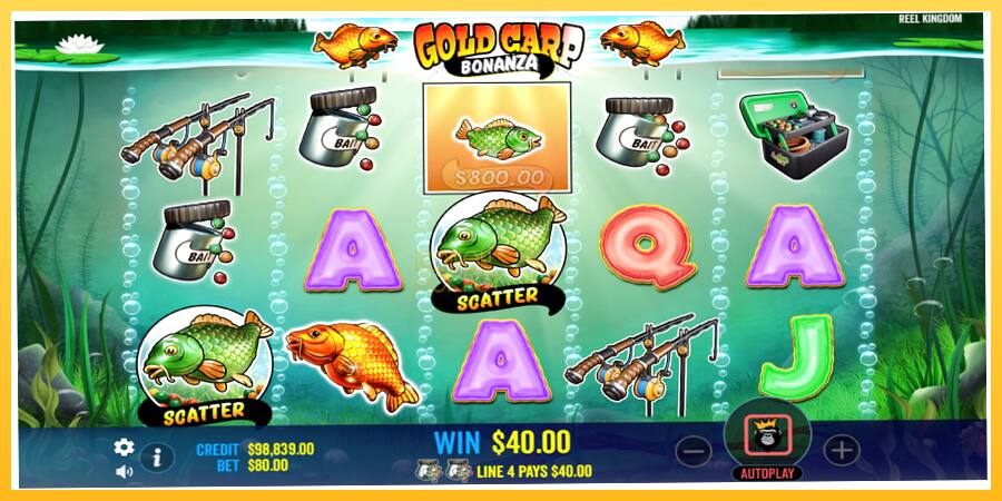 Игровой аппарат Gold Carp Bonanza - игра на реальные деньги, картинка 3