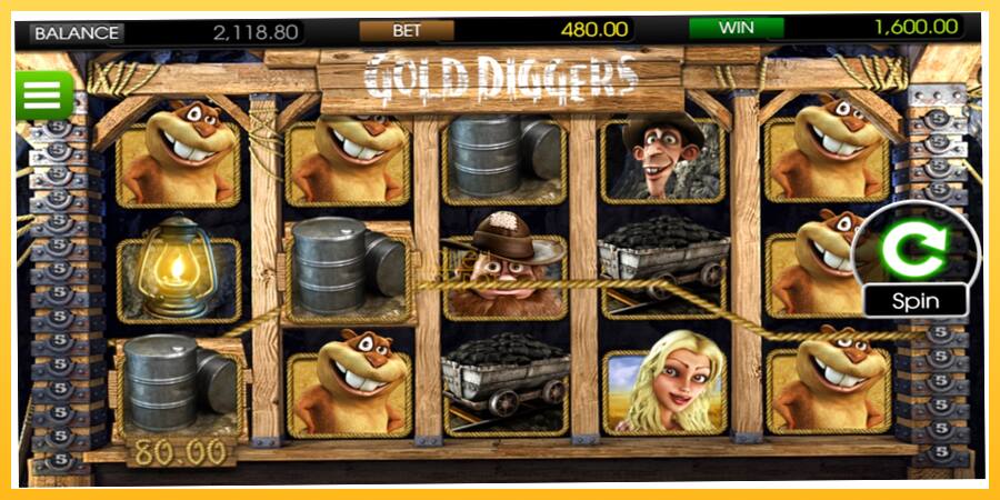 Игровой аппарат Gold Diggers - игра на реальные деньги, картинка 2