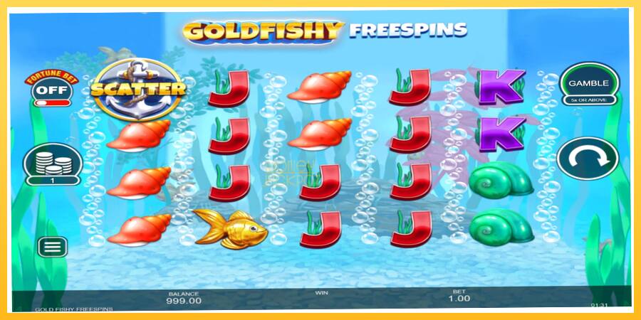 Игровой аппарат Gold Fishy Free Spins - игра на реальные деньги, картинка 2