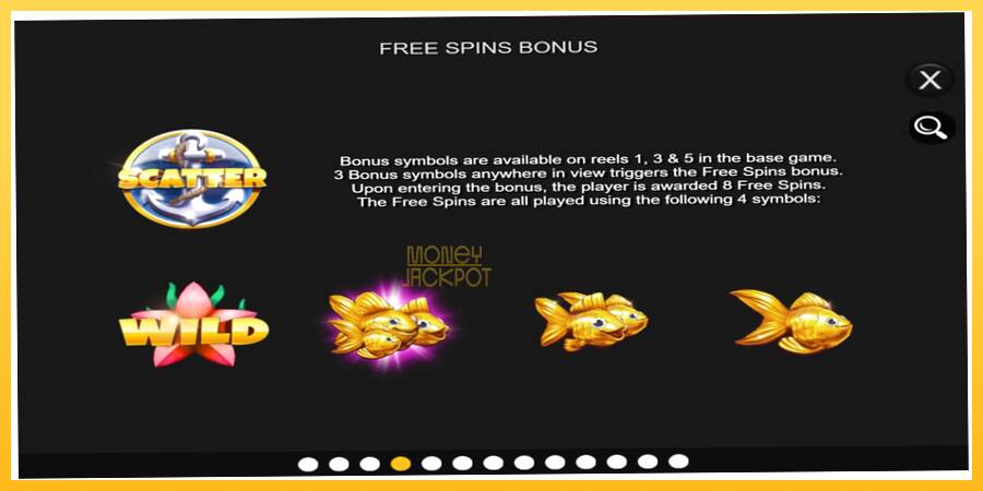 Игровой аппарат Gold Fishy Free Spins - игра на реальные деньги, картинка 5