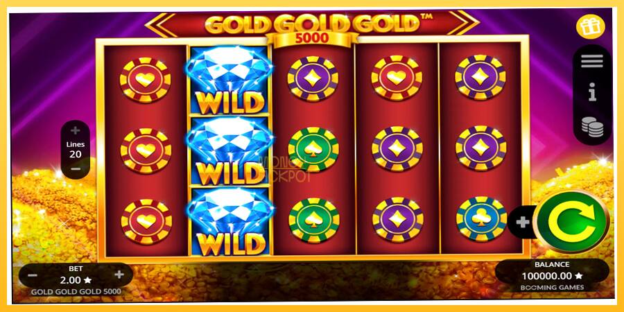 Игровой аппарат Gold Gold Gold 5000 - игра на реальные деньги, картинка 1