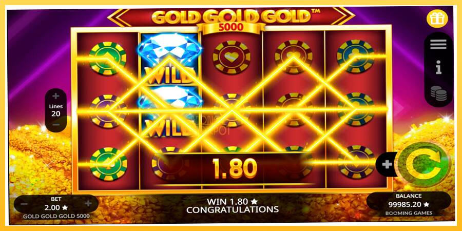 Игровой аппарат Gold Gold Gold 5000 - игра на реальные деньги, картинка 4