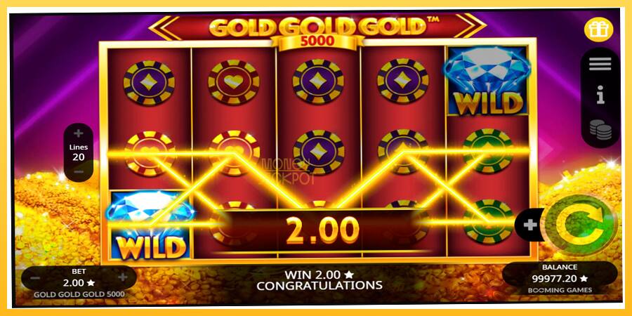 Игровой аппарат Gold Gold Gold 5000 - игра на реальные деньги, картинка 5