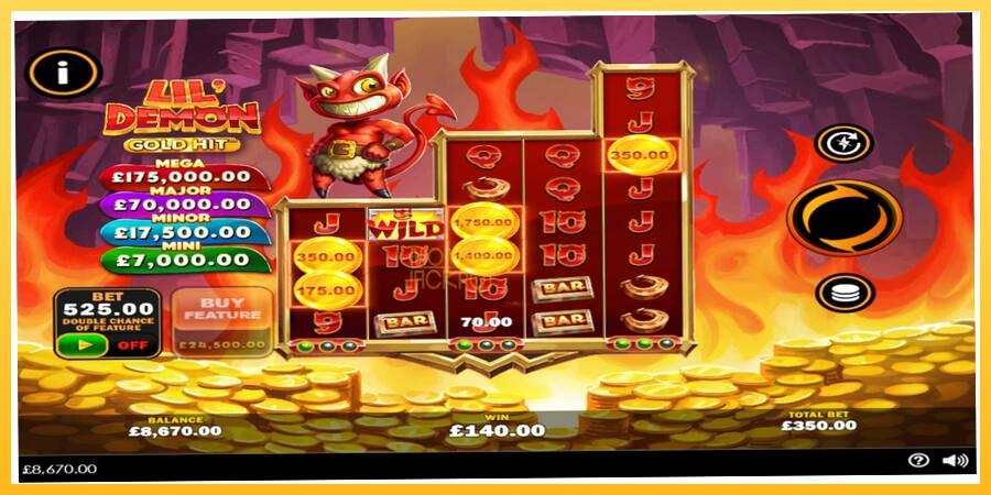 Игровой аппарат Gold Hit: Lil Demon - игра на реальные деньги, картинка 3