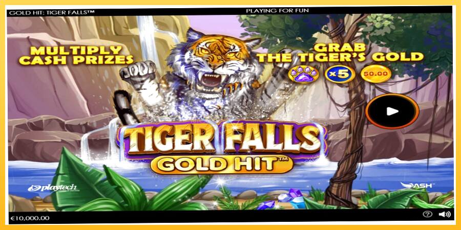 Игровой аппарат Gold Hit: Tiger Falls - игра на реальные деньги, картинка 1