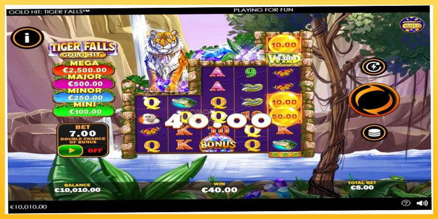 Игровой аппарат Gold Hit: Tiger Falls - игра на реальные деньги, картинка 3