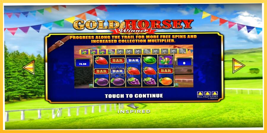 Игровой аппарат Gold Horsey Winner - игра на реальные деньги, картинка 1