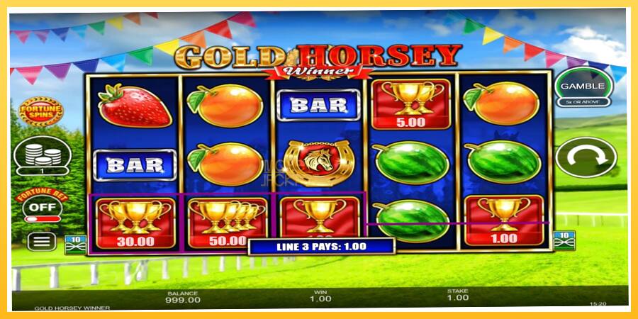 Игровой аппарат Gold Horsey Winner - игра на реальные деньги, картинка 3