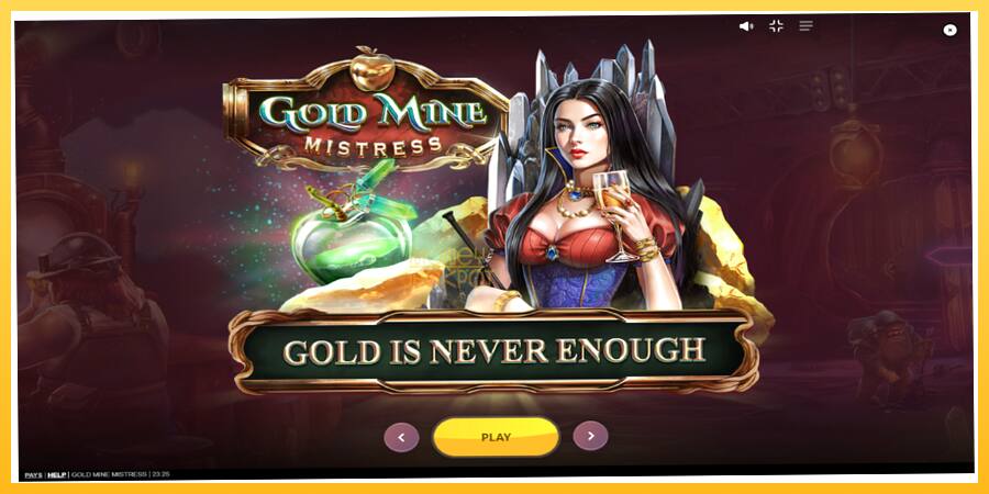 Игровой аппарат Gold Mine Mistress - игра на реальные деньги, картинка 1