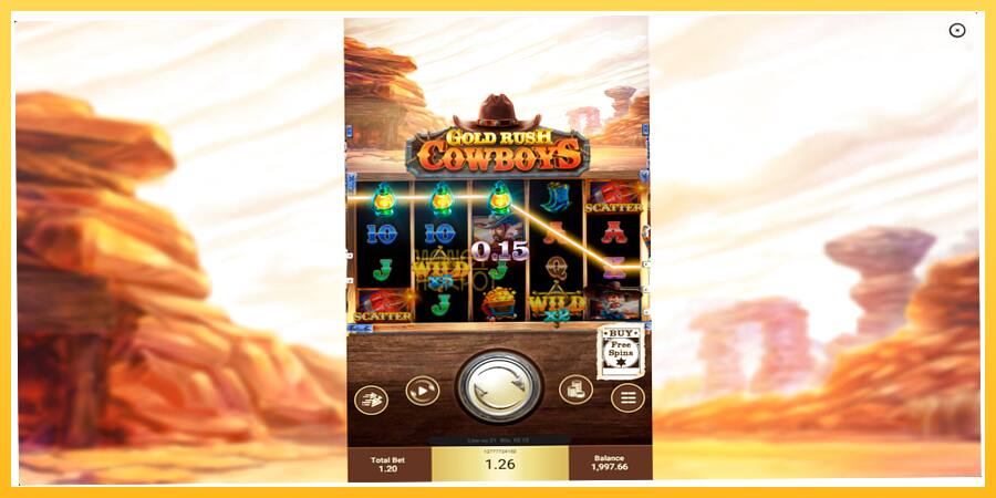 Игровой аппарат Gold Rush Cowboys - игра на реальные деньги, картинка 2