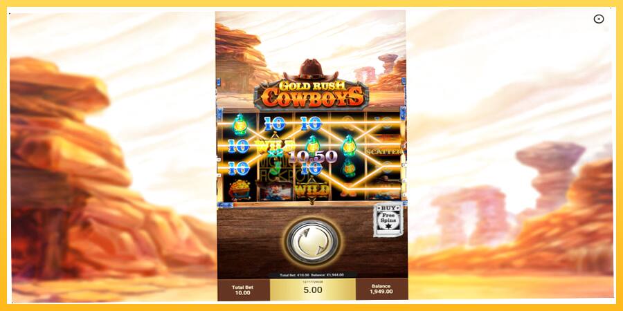 Игровой аппарат Gold Rush Cowboys - игра на реальные деньги, картинка 5